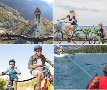 Bicycle Tow Rope til Forælder–Barn Cykling – Sikker & Nem at Bruge