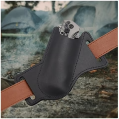 Læder Skede til Foldekniv – Beskyttende Etui til Lommeredskaber