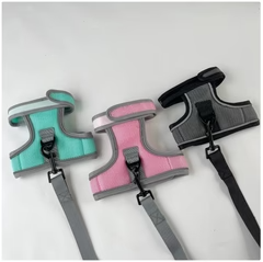 Kattesele og Line Sæt med Velcro – Komfortabelt & Reflekterende Udstyr til Kattegange