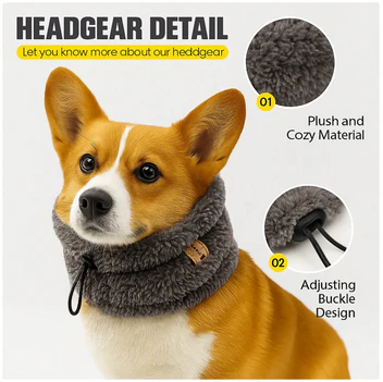 Hunde Ørehætte mod Fyrværkeri, Torden & Kulde