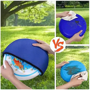 Flying Disc Cleaning Pouch – Bærbar Mikrofiberpose til Rengøring af Frisbees