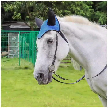 Åndbar Mesh Myggebeskyttende Hestehue – Komfortabel & Insektafvisende Ørebeskytter