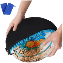 Flying Disc Cleaning Pouch – Bærbar Mikrofiberpose til Rengøring af Frisbees