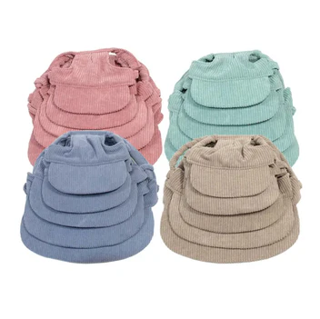 Kordfløjl Solhat til Hunde – Justerbar & Stilfuld Solbeskyttelse