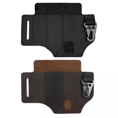 Multifunktionel Læder Bælte-Organizer – Taktisk EDC Pouch til Værktøj & Gadgets